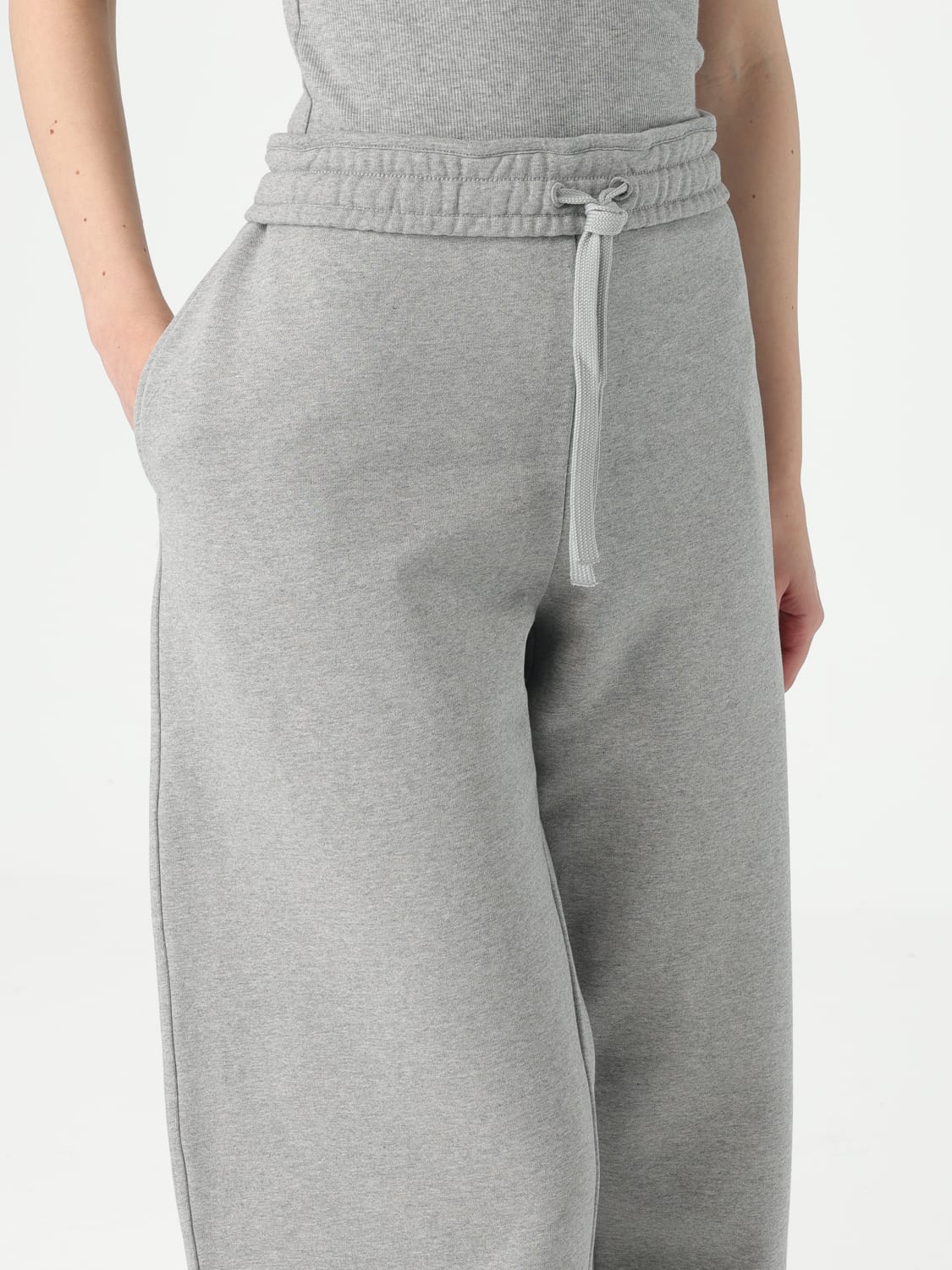 パンツ MARINE SERRE Woman Pants Grey UPA052ACJER0013 GR50 MARINE SERRE: Pants woman - Grey | Marine Serre pants