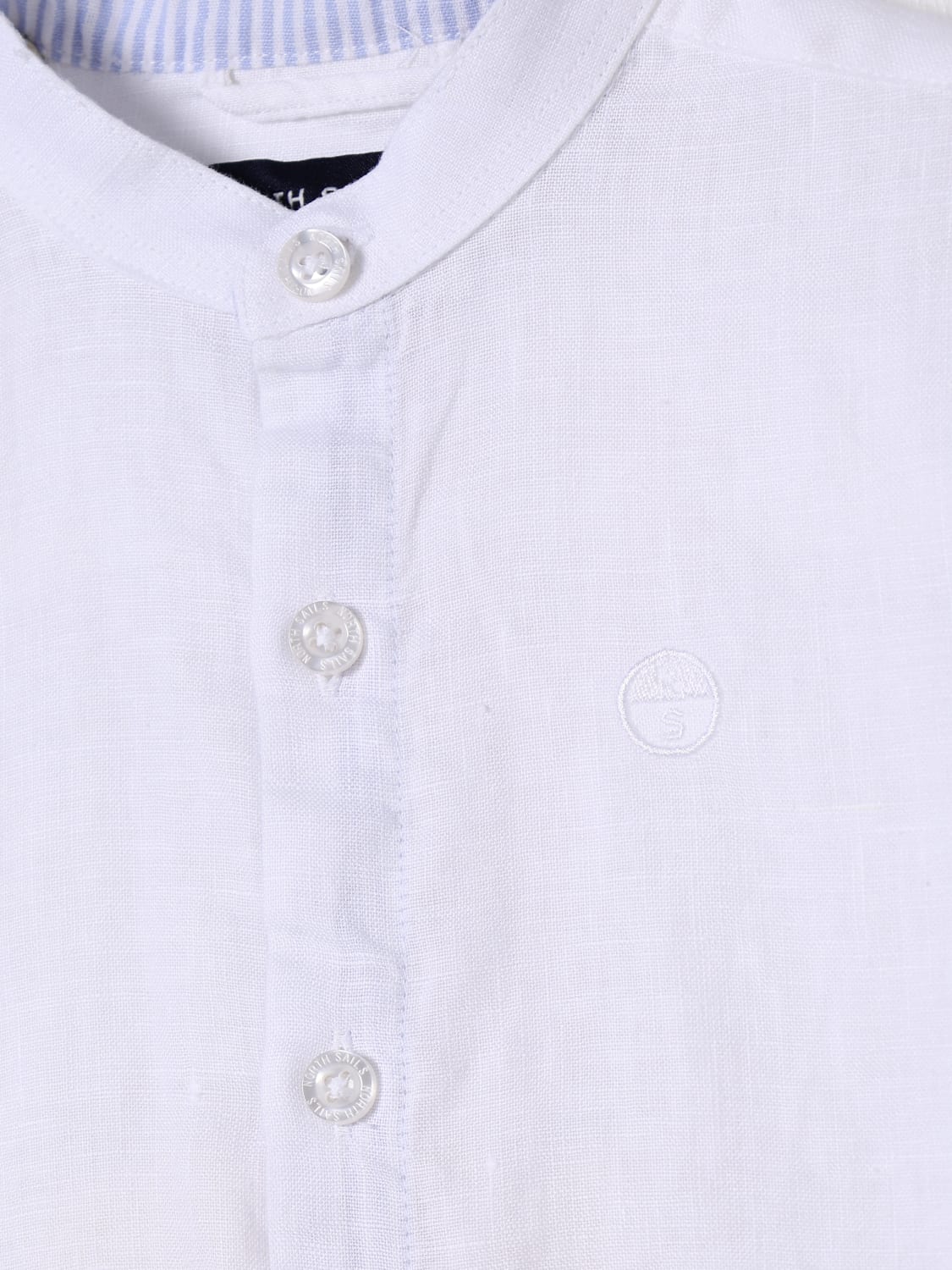 NORTH SAILS CAMICIA: Camicia classica North Sails in lino , Bianco - Img 3