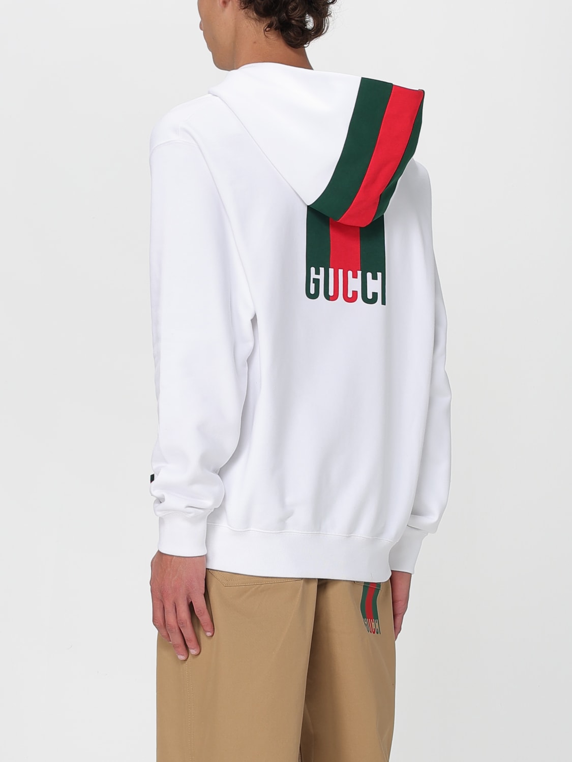 GUCCI 卫衣: 毛衣 男士 Gucci, 白色 - Img 3