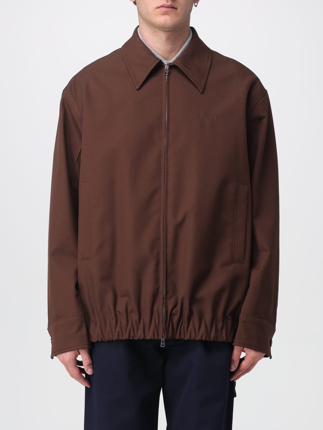 GUCCI JACKET: Blazer men Gucci, Brown - Img 1