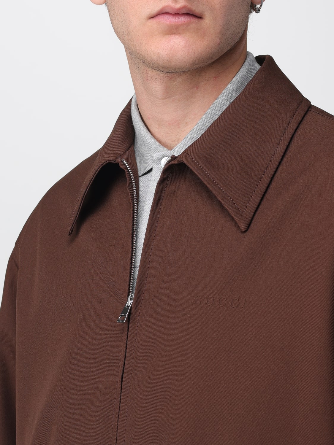 GUCCI JACKET: Blazer men Gucci, Brown - Img 5