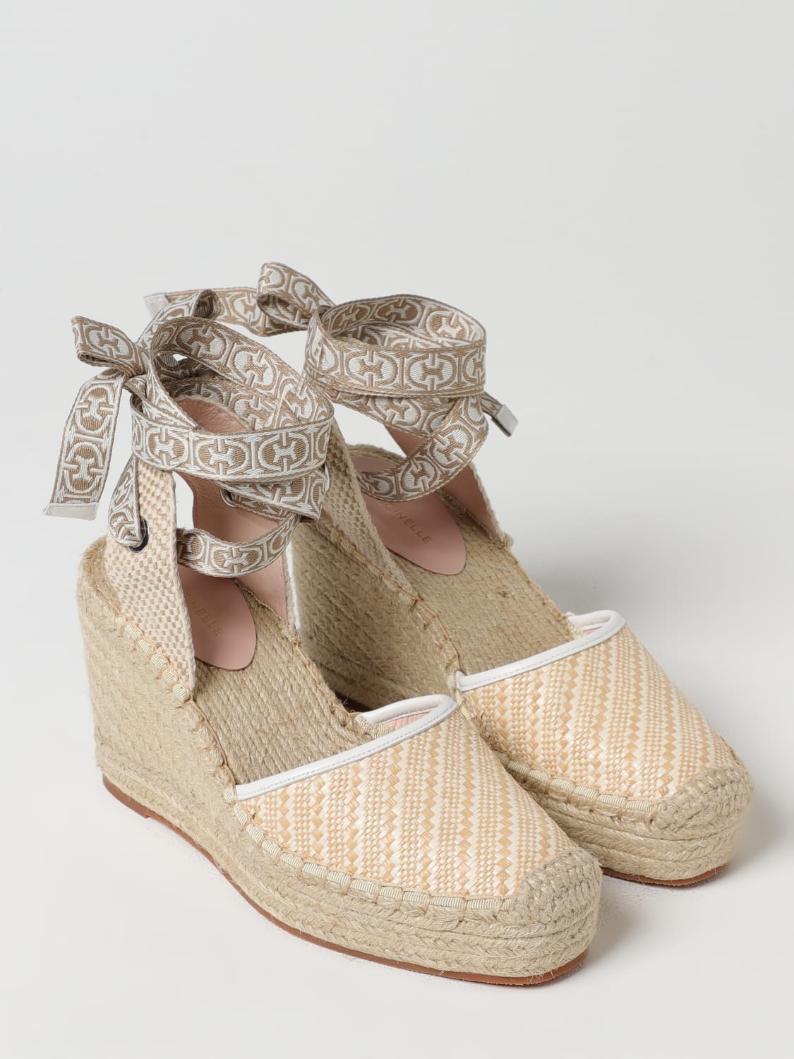 COCCINELLE ESPADRILLE: Shoes woman Coccinelle, Natural - Img 2