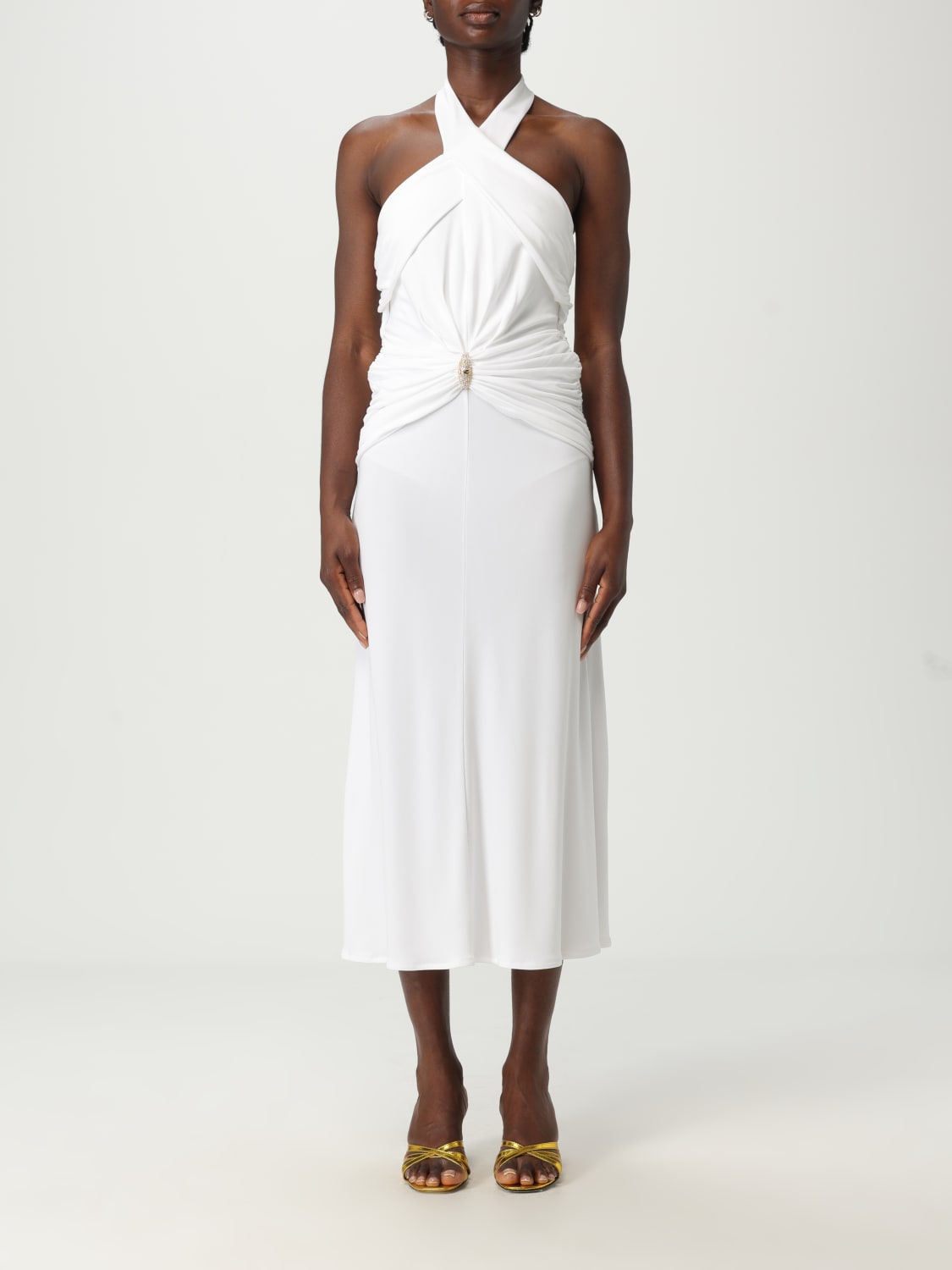 ワンピース ELISABETTA FRANCHI Woman Dress Ivory AB719 360 ELISABETTA FRANCHI: Dress woman - Ivory | Elisabetta Franchi