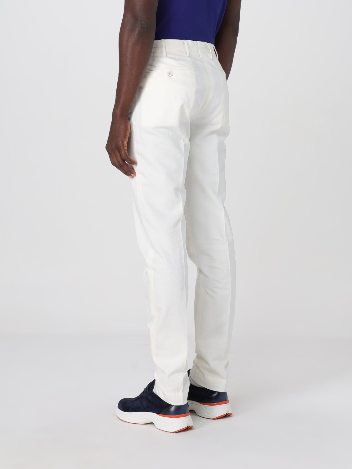 INCOTEX: Pants men - White | Incotex pants ZX541W90423