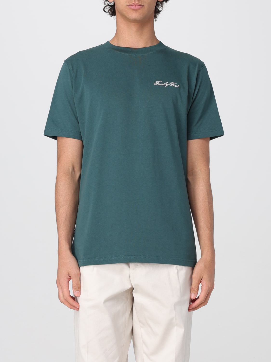 FAMILY FIRST T-SHIRT: T-shirt con logo Family First, Verde - Img 1