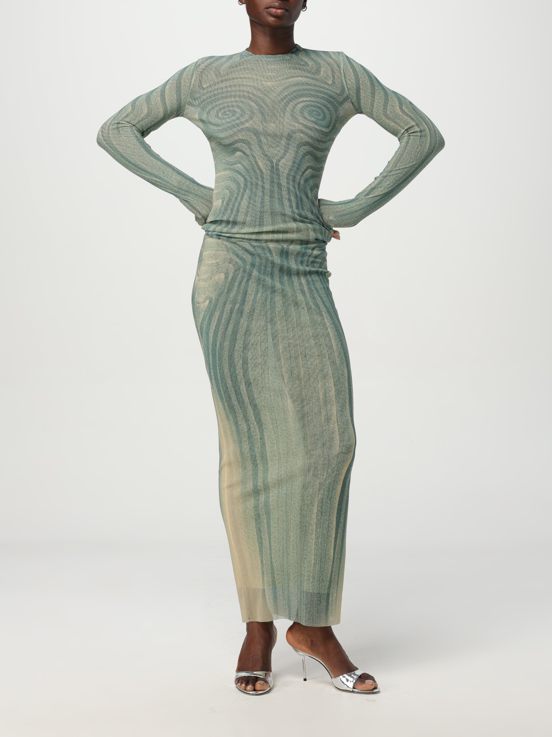 スカート JEAN PAUL GAULTIER Woman Skirt Beige 2534FJU166T587 0351 JEAN PAUL GAULTIER: Skirt woman - Beige | Jean Paul Gaultier