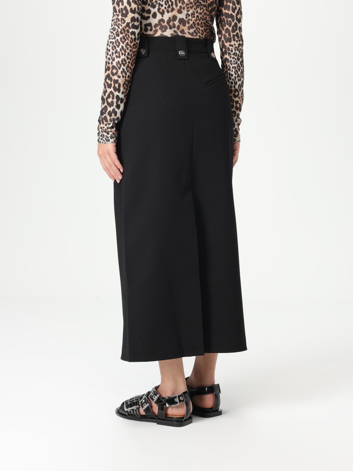 スカート GANNI Woman Skirt Black W0240 099 GANNI: Skirt woman - Black | Ganni skirt W0240 online at