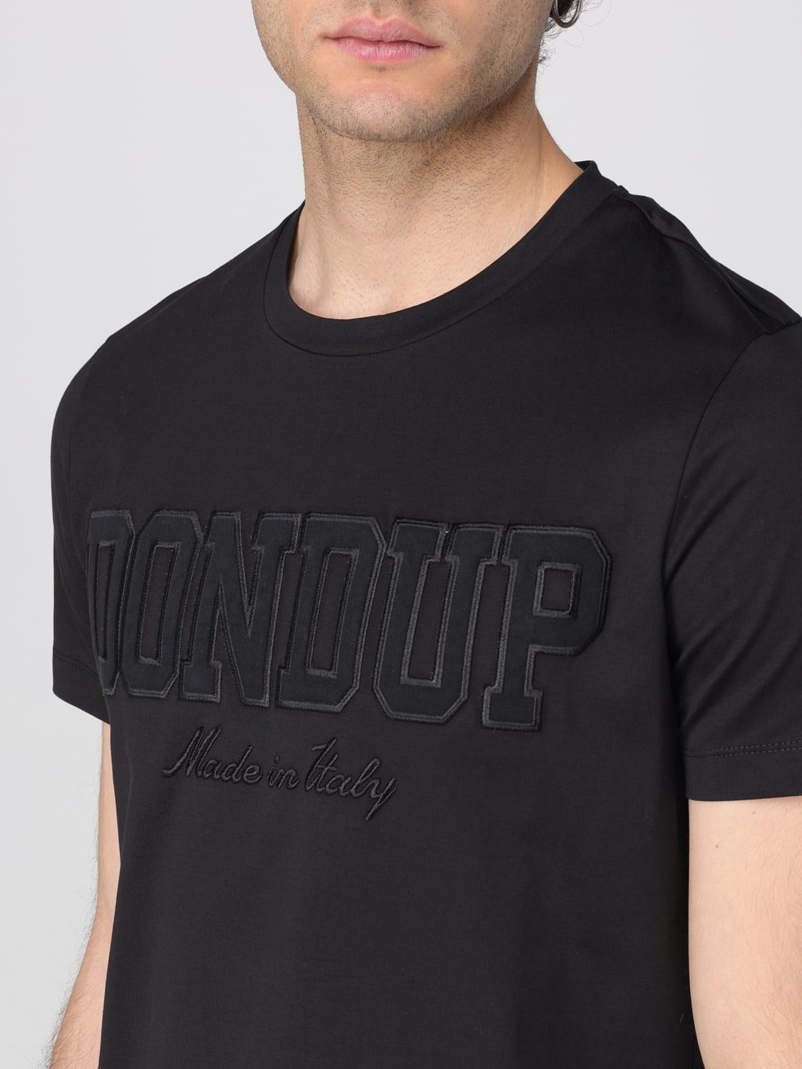 Tシャツ・カットソー DONDUP Men T-shirt Black US198JF0271UFS6 999 DONDUP: T-shirt men - Black | Dondup t-shirt US198JF0271UIT2