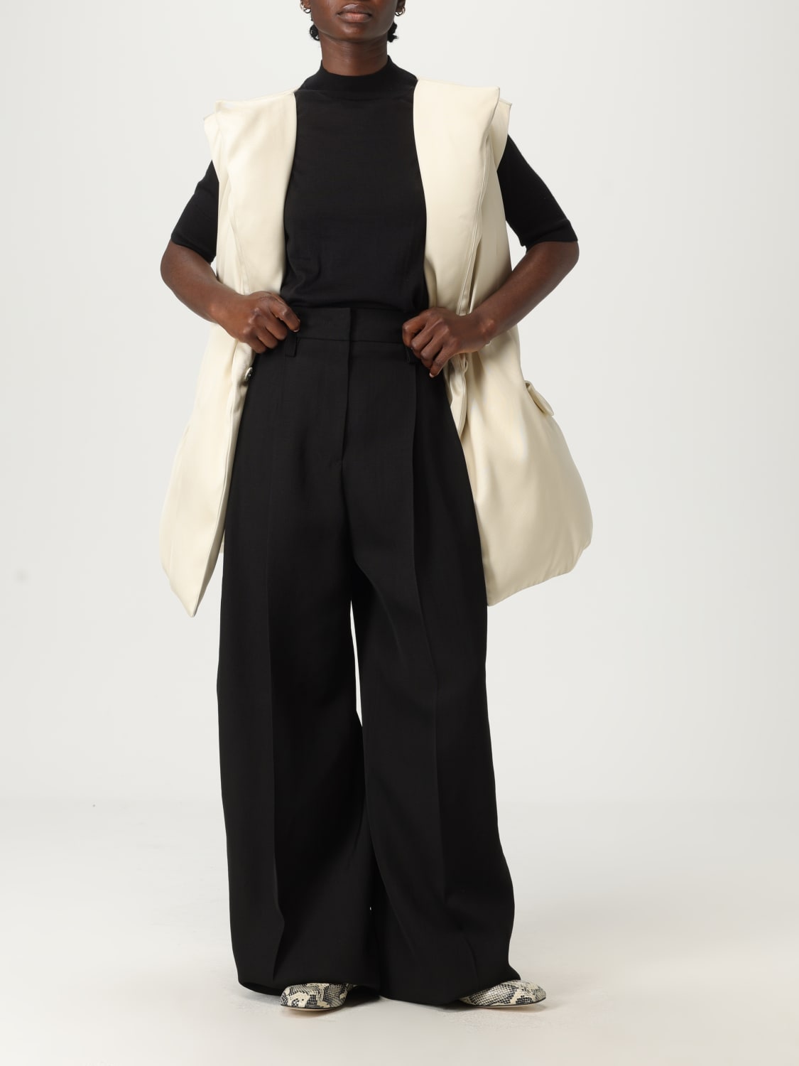 パンツ JIL SANDER Woman Pants Black J03KA0292J65005 001 JIL SANDER: Pants woman - Black | Jil Sander pants