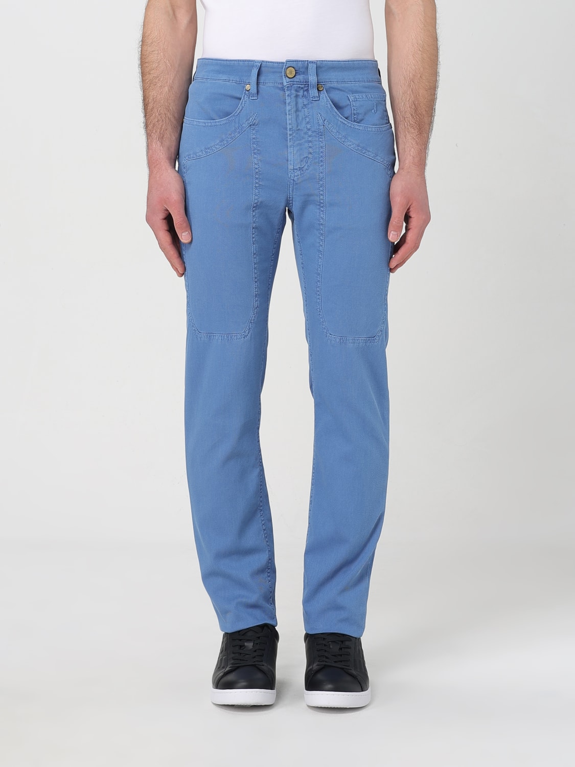 JECKERSON JEANS: Pants men Jeckerson, Gnawed Blue - Img 1