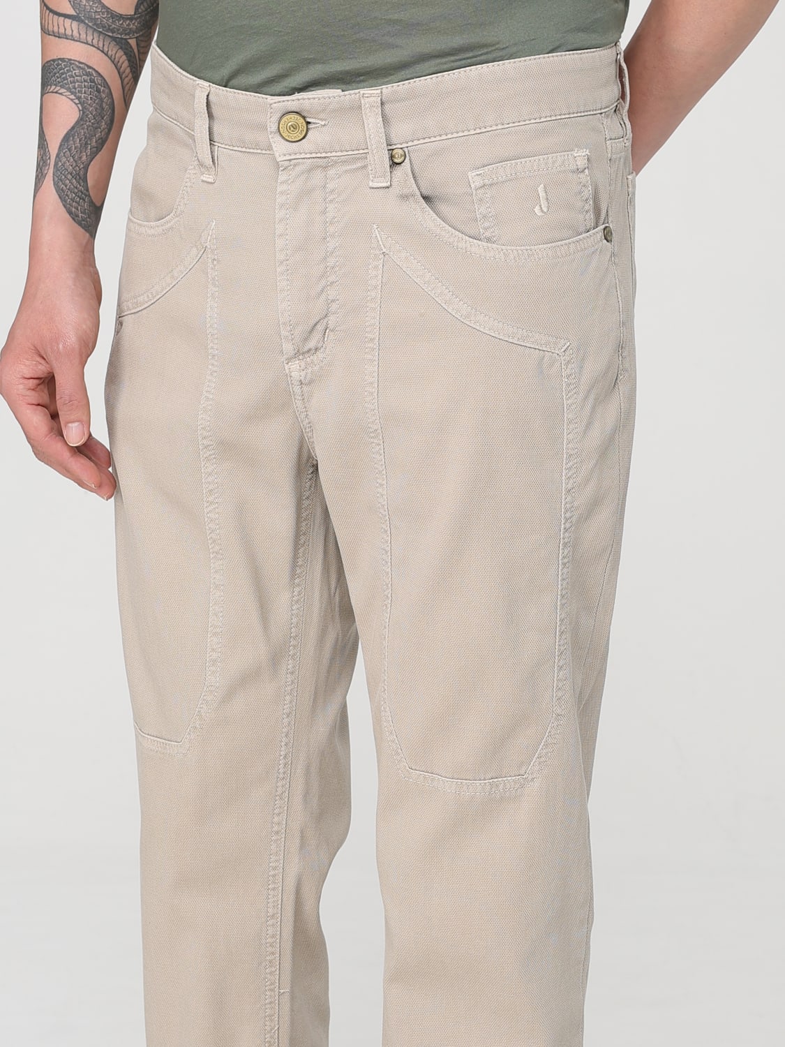 JECKERSON JEANS: Pantalon homme Jeckerson, Beige - Img 3