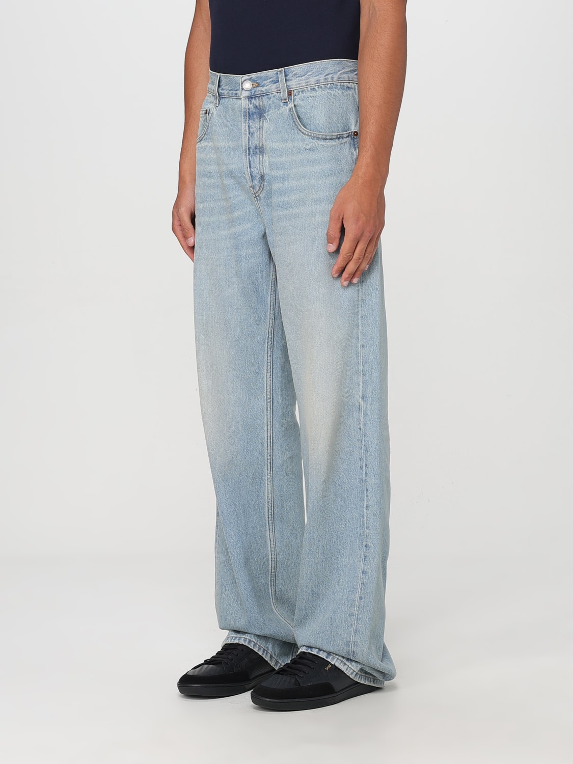 SAINT LAURENT JEANS: Jeans herren Saint Laurent, Blau - Img 4