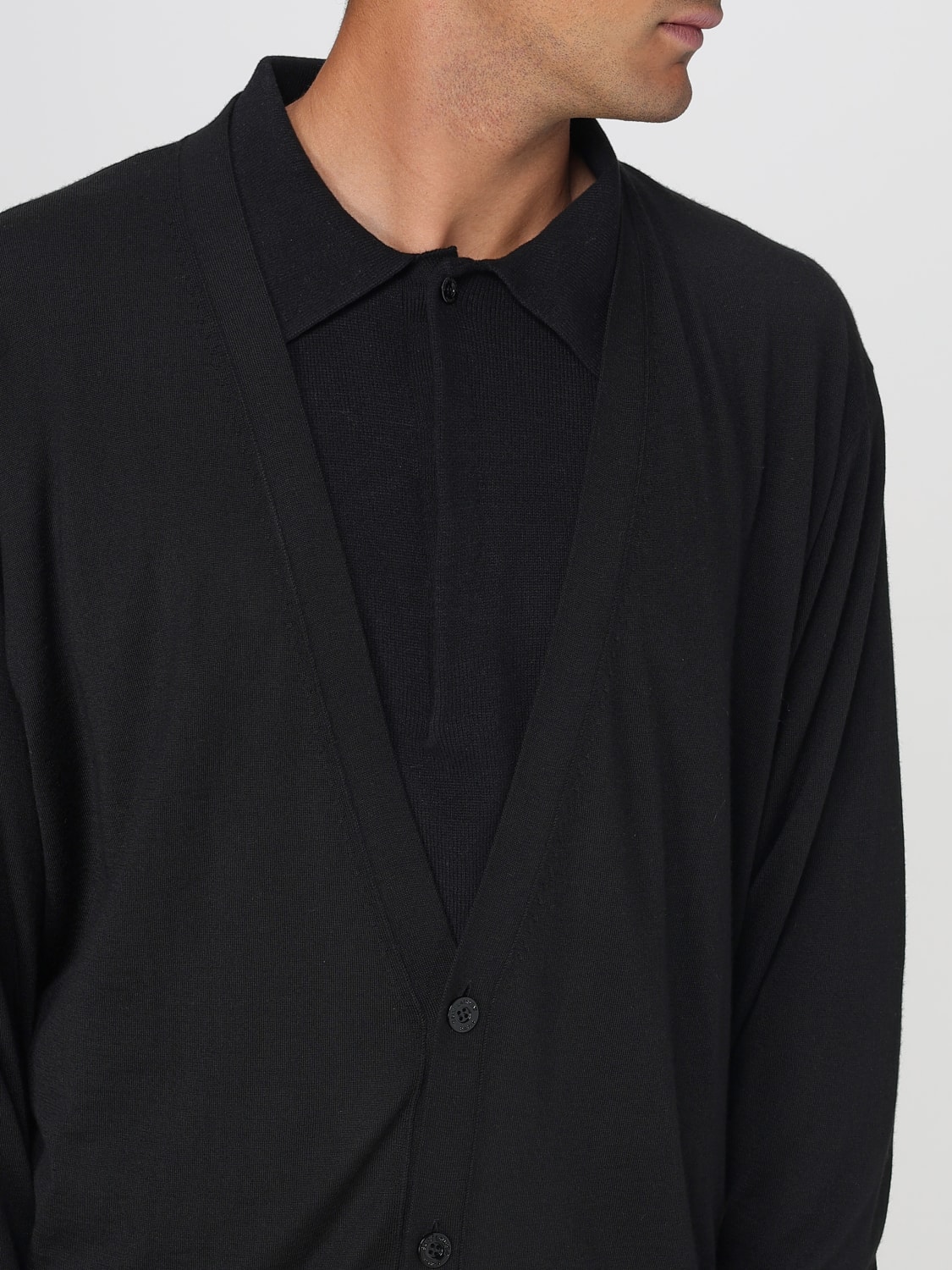 SAINT LAURENT SWEATER: Cardigan men Saint Laurent, Black - Img 5