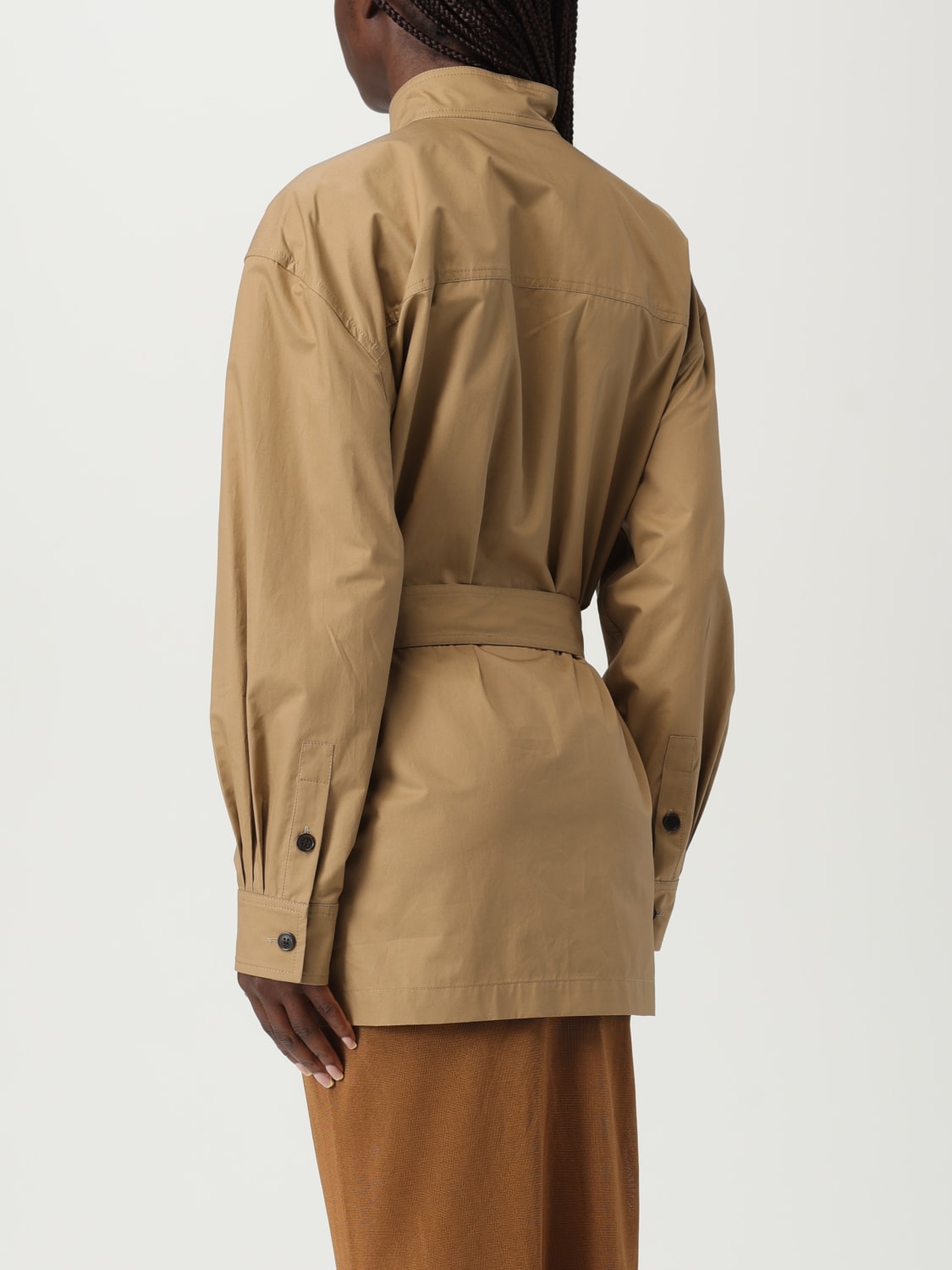 SAINT LAURENT CAMISA: Top mujer Saint Laurent, Beige - Img 3