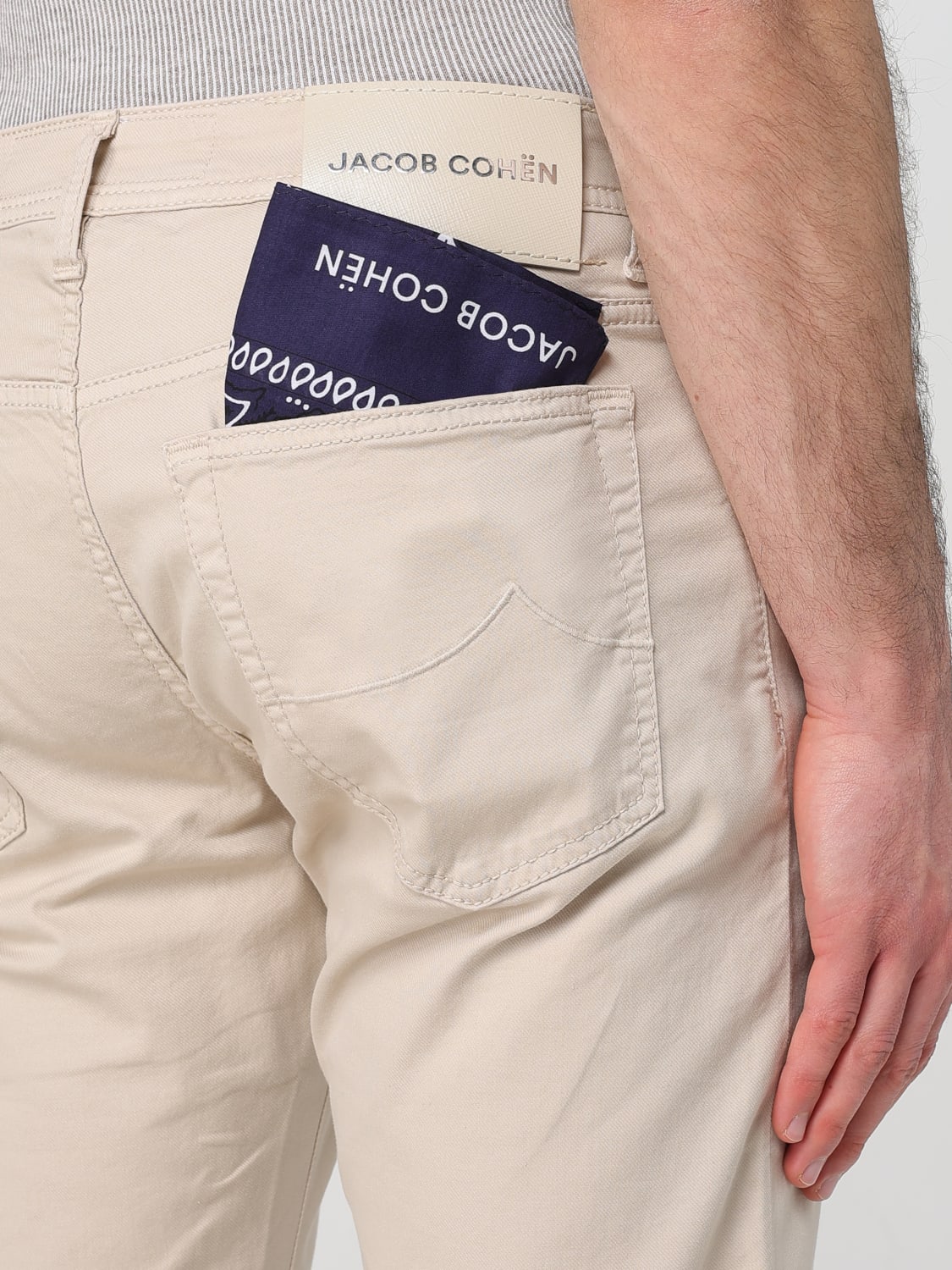 JACOB COHEN PANTS: Pants men Jacob Cohen, Beige - Img 3