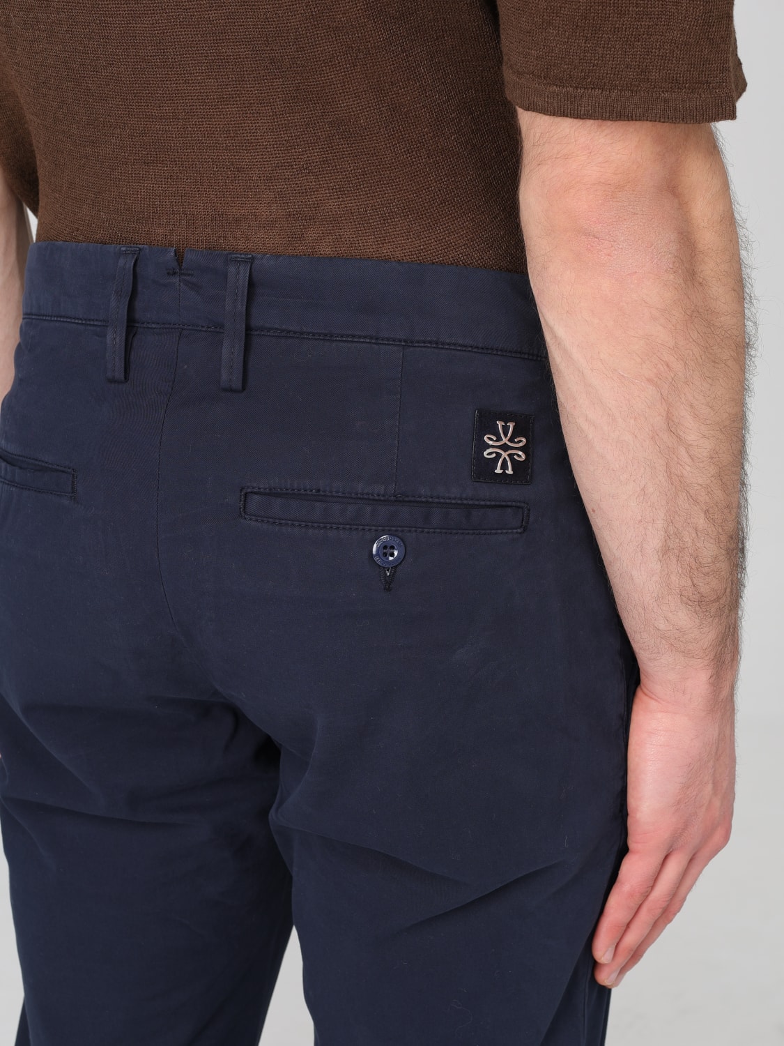 JACOB COHEN PANTALONI: Pantalone chino Jacob Cohen in cotone stretch , Blue - Img 3