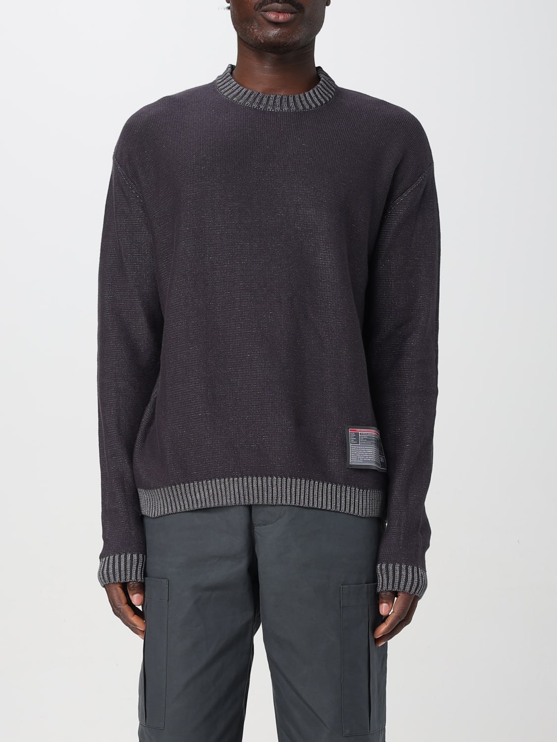 GR10K PULLOVER: Pullover herren Gr10k, Grau - Img 1