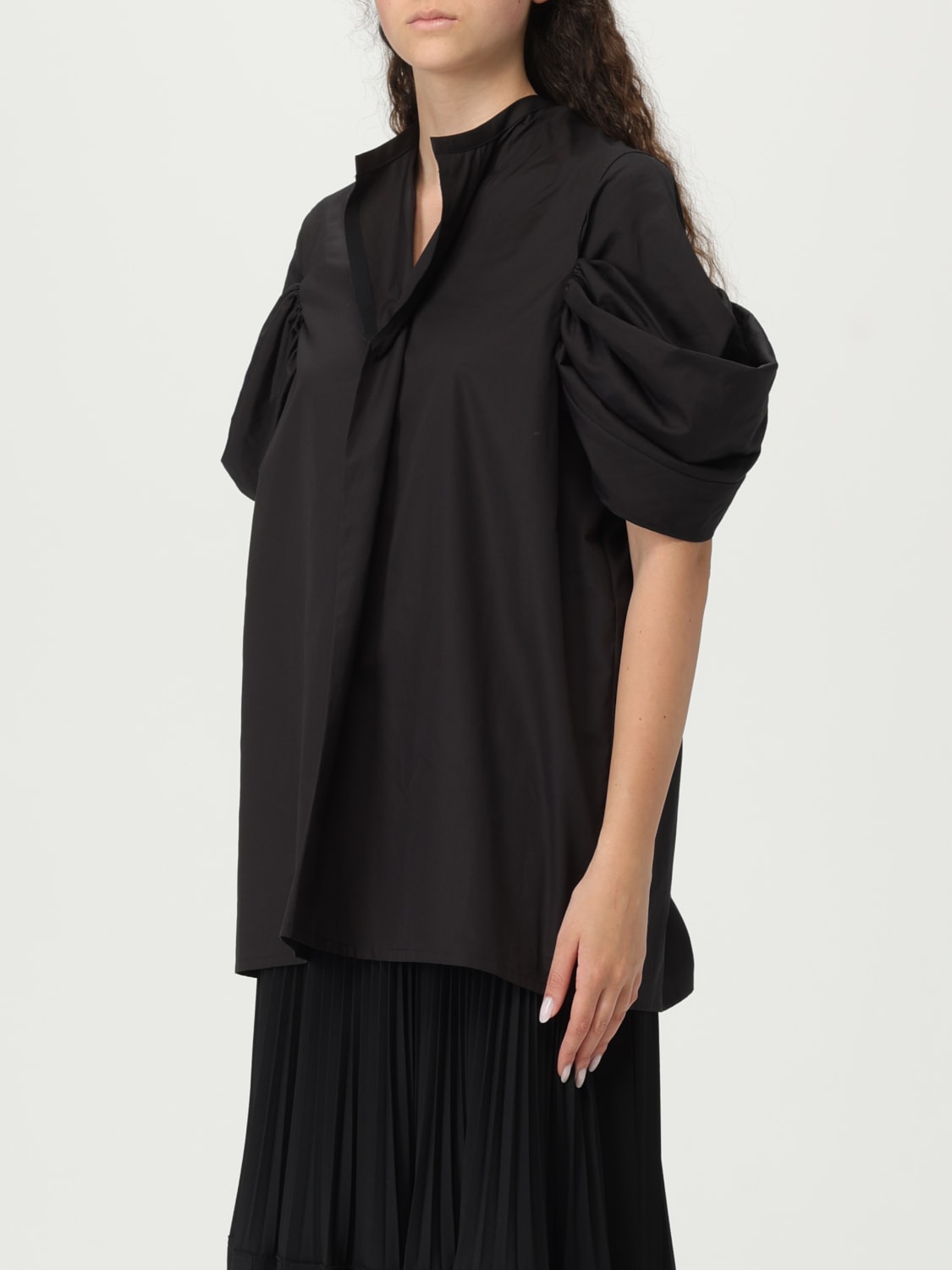 JUNYA WATANABE TOP E BLUSE: Blusa Junya Watanabe in cotone , Nero - Img 4
