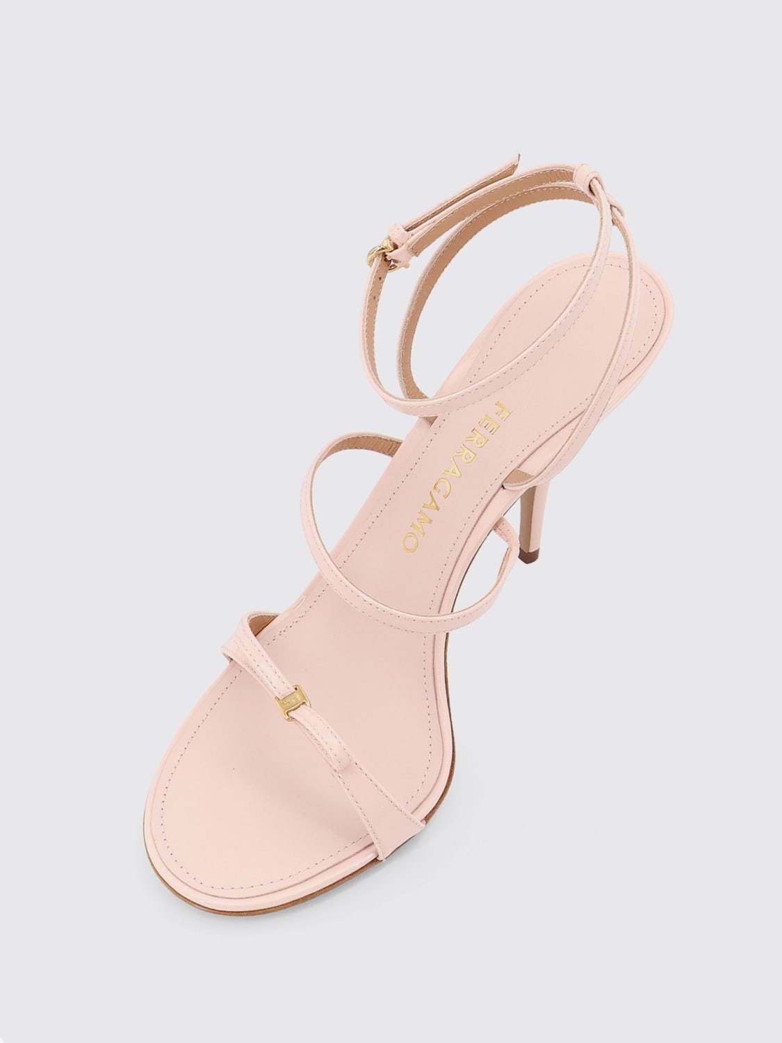 シューズ・サンダルその他 FERRAGAMO Woman Heeled sandals Pink 01K044 782881 BALLET FERRAGAMO: Sandals men - Pink | Ferragamo heeled sandals