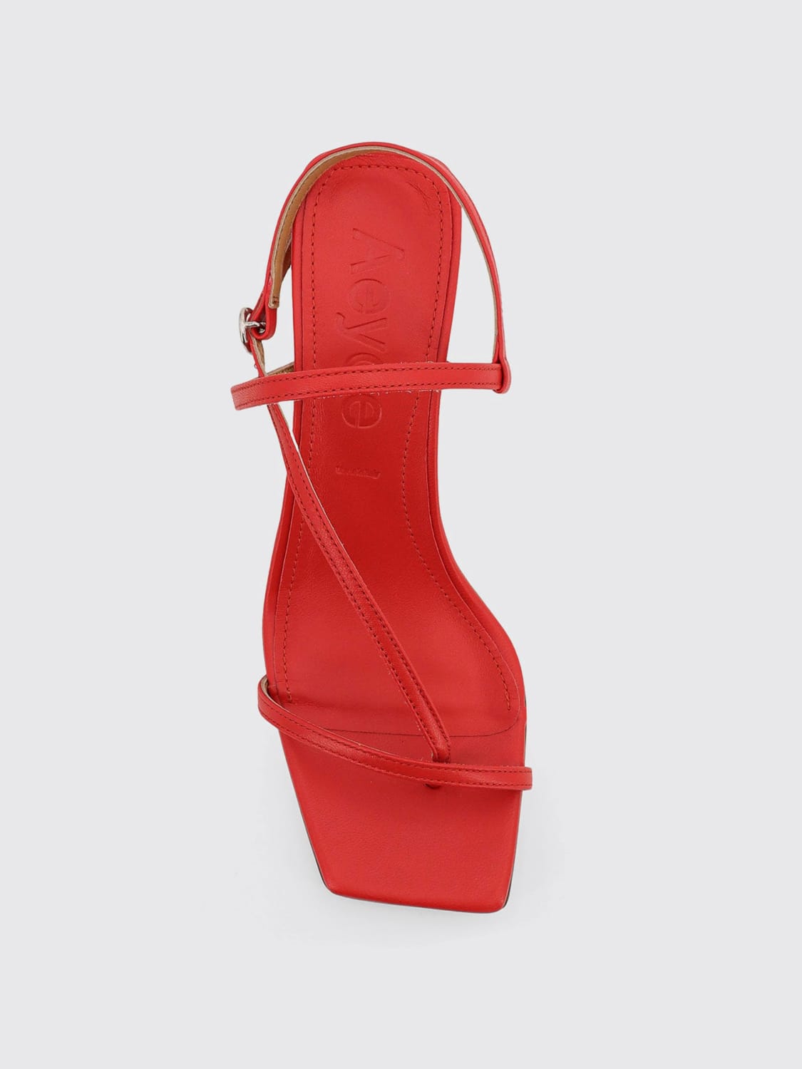 サンダル・ミュール AEYDE Women Sandals A11HSASTS65CI19SS25406007 Red Aeyde Red sandals - Red - Women | A11HSASTS65CI19SS25406007