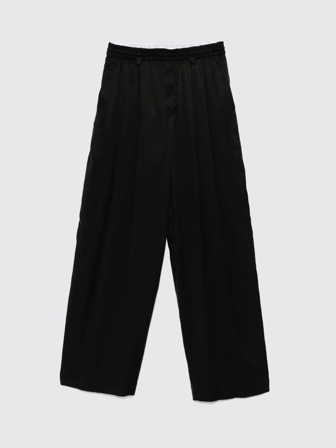 ALEXANDER WANG PANTALONI: Pantalone jogging in rayon Alexander Wang, Nero - Img 1