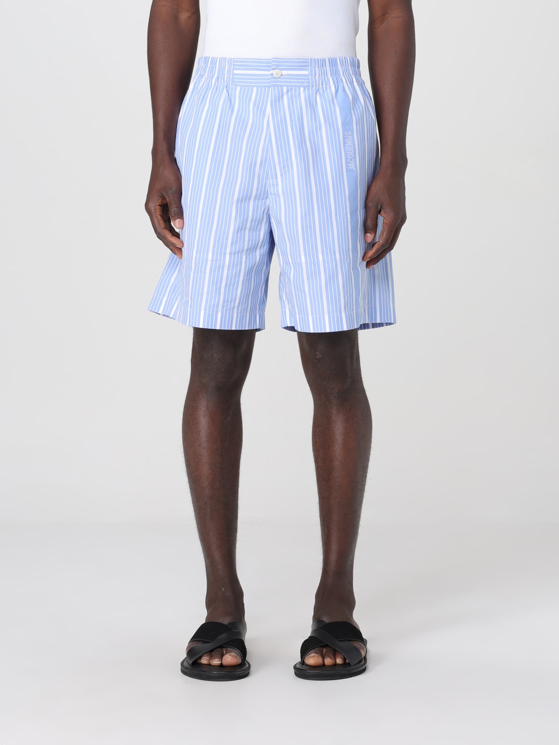 JACQUEMUS SHORTS: Short men Jacquemus, Gnawed Blue - Img 1