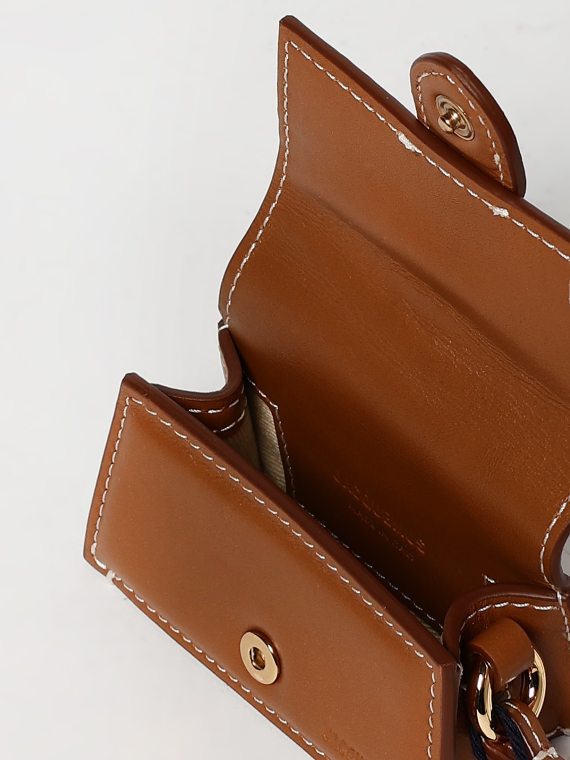 JACQUEMUS TECH ACCESSORIES: Handbag woman Jacquemus, Brown - Img 4