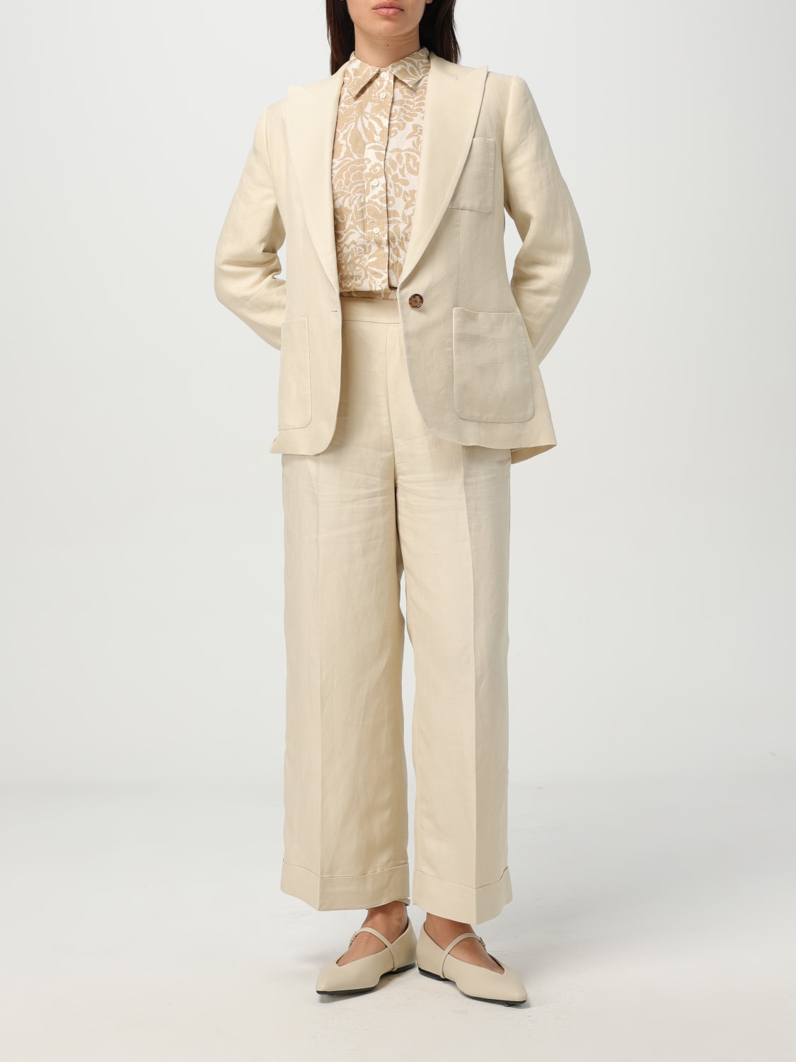 パンツ LAUREN RALPH LAUREN Woman Pants Cream 200970144 001 LAUREN RALPH LAUREN: Pants woman - Cream | Lauren Ralph