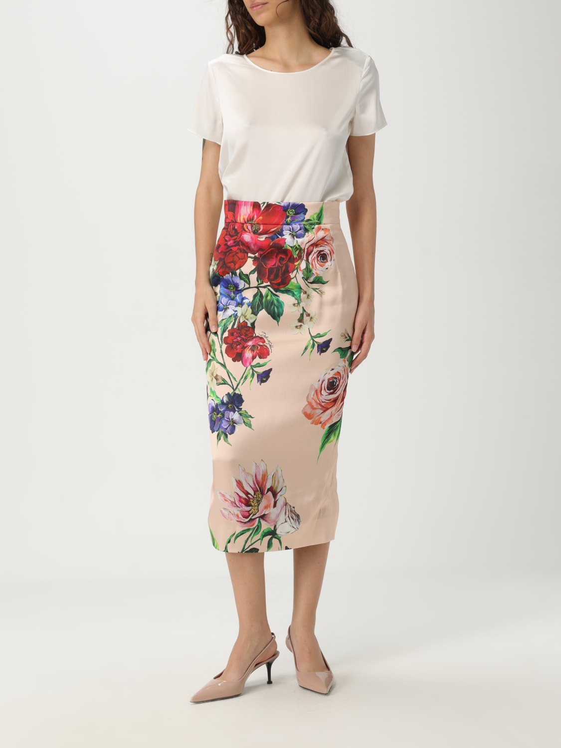 DOLCE & GABBANA JUPE: Jupe femme Dolce & Gabbana, Blanc - Img 2