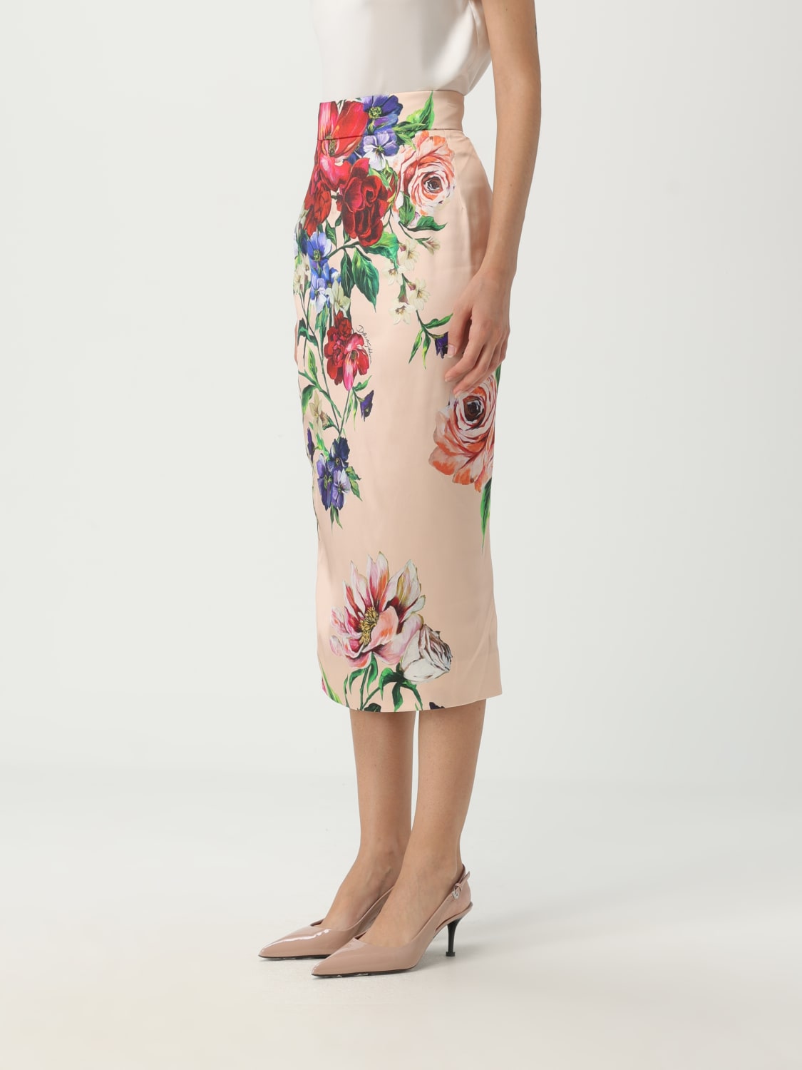 DOLCE & GABBANA JUPE: Jupe femme Dolce & Gabbana, Blanc - Img 4