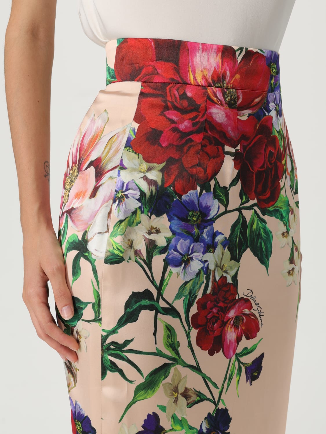 DOLCE & GABBANA JUPE: Jupe femme Dolce & Gabbana, Blanc - Img 5