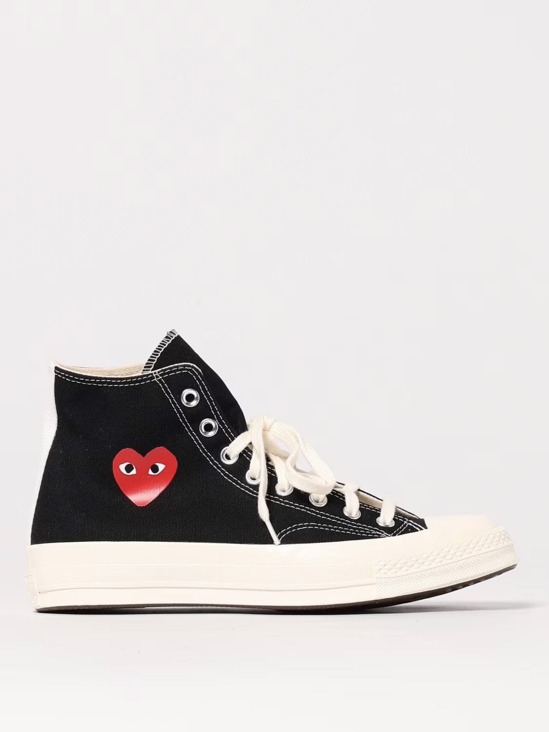 COMME DES GARÇONS PLAY X CONVERSE SNEAKERS: Sneakers men Comme Des Garçons, Black - Img 1