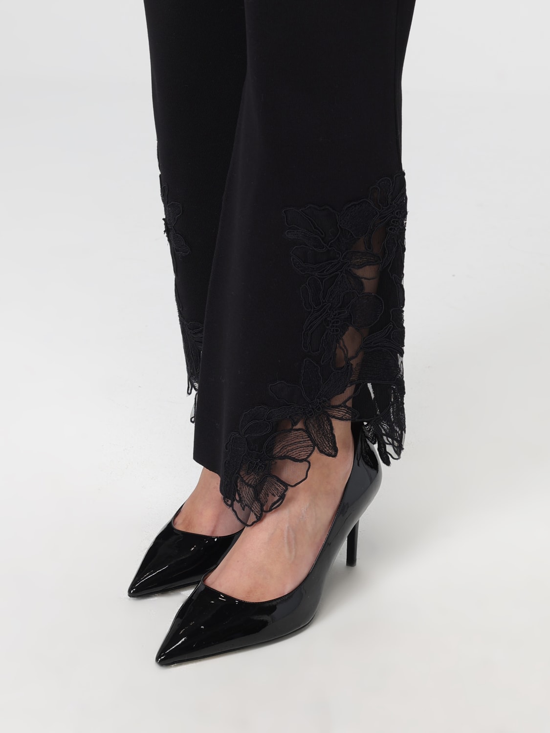 ERMANNO SCERVINO PANTS: Pants woman Ermanno Scervino, Black - Img 4