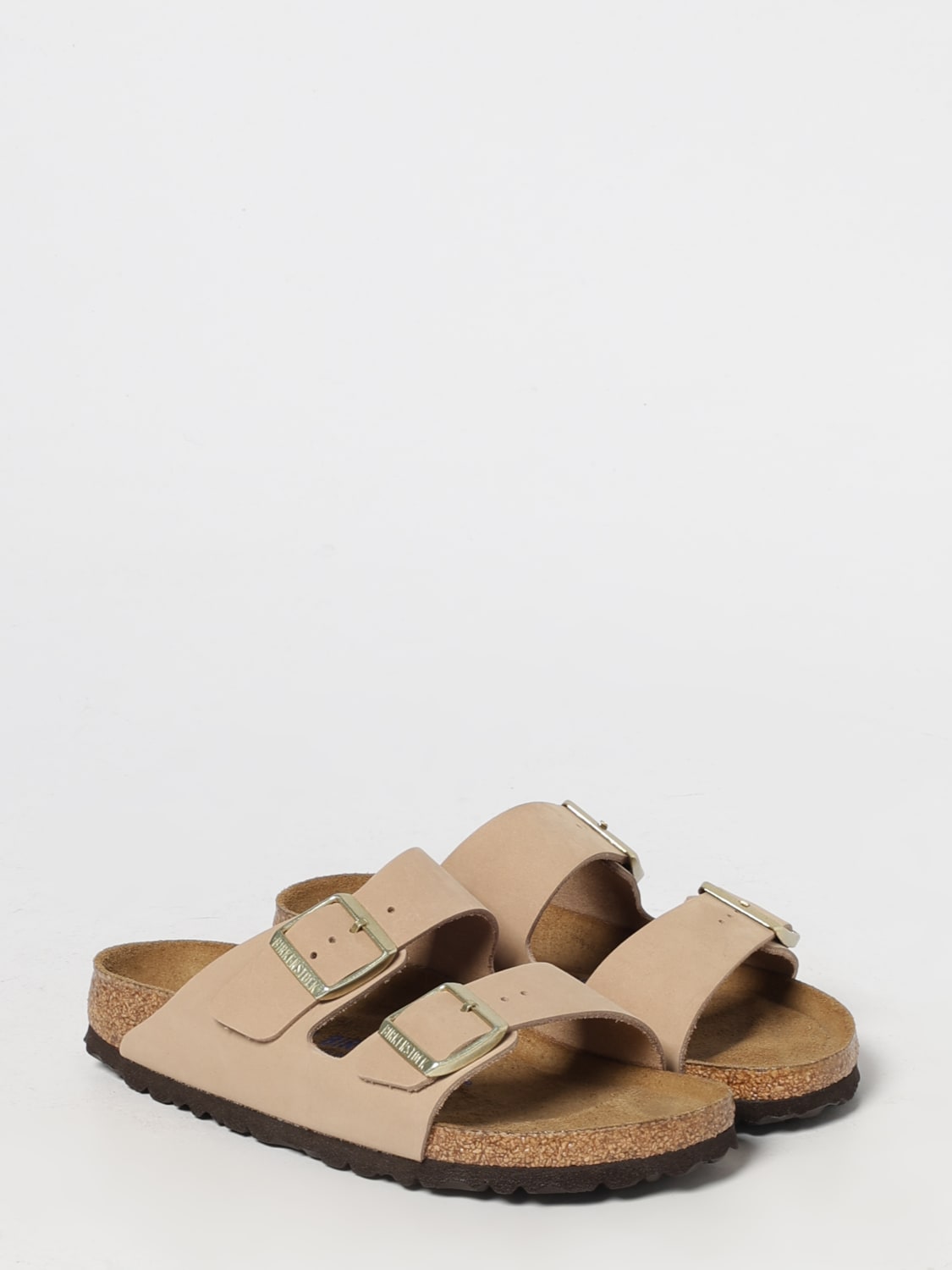 BIRKENSTOCK HEELED SANDAL: Heeled sandals woman Birkenstock, Beige - Img 2