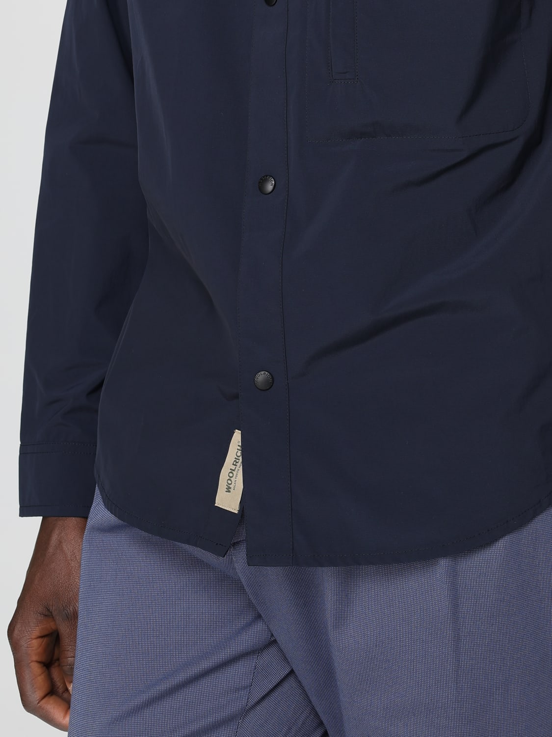 WOOLRICH SHIRT: Shirt men Woolrich, Blue - Img 3