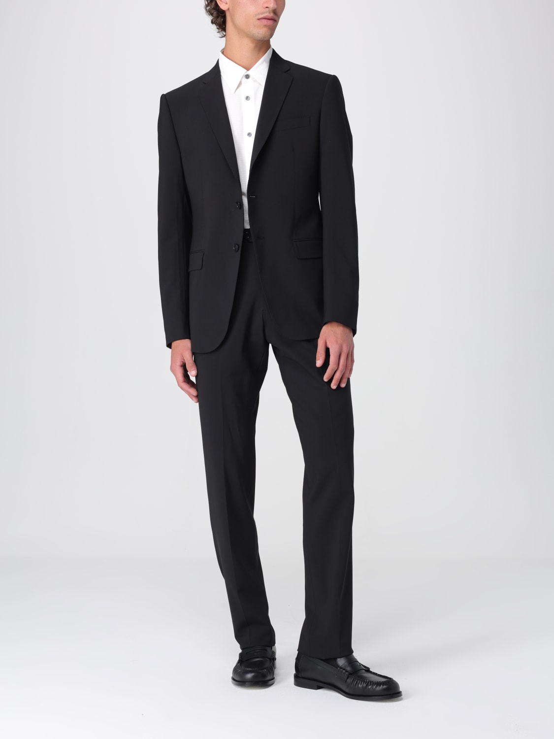 EMPORIO ARMANI ANZUG: Anzug herren Emporio Armani, Schwarz - Img 2