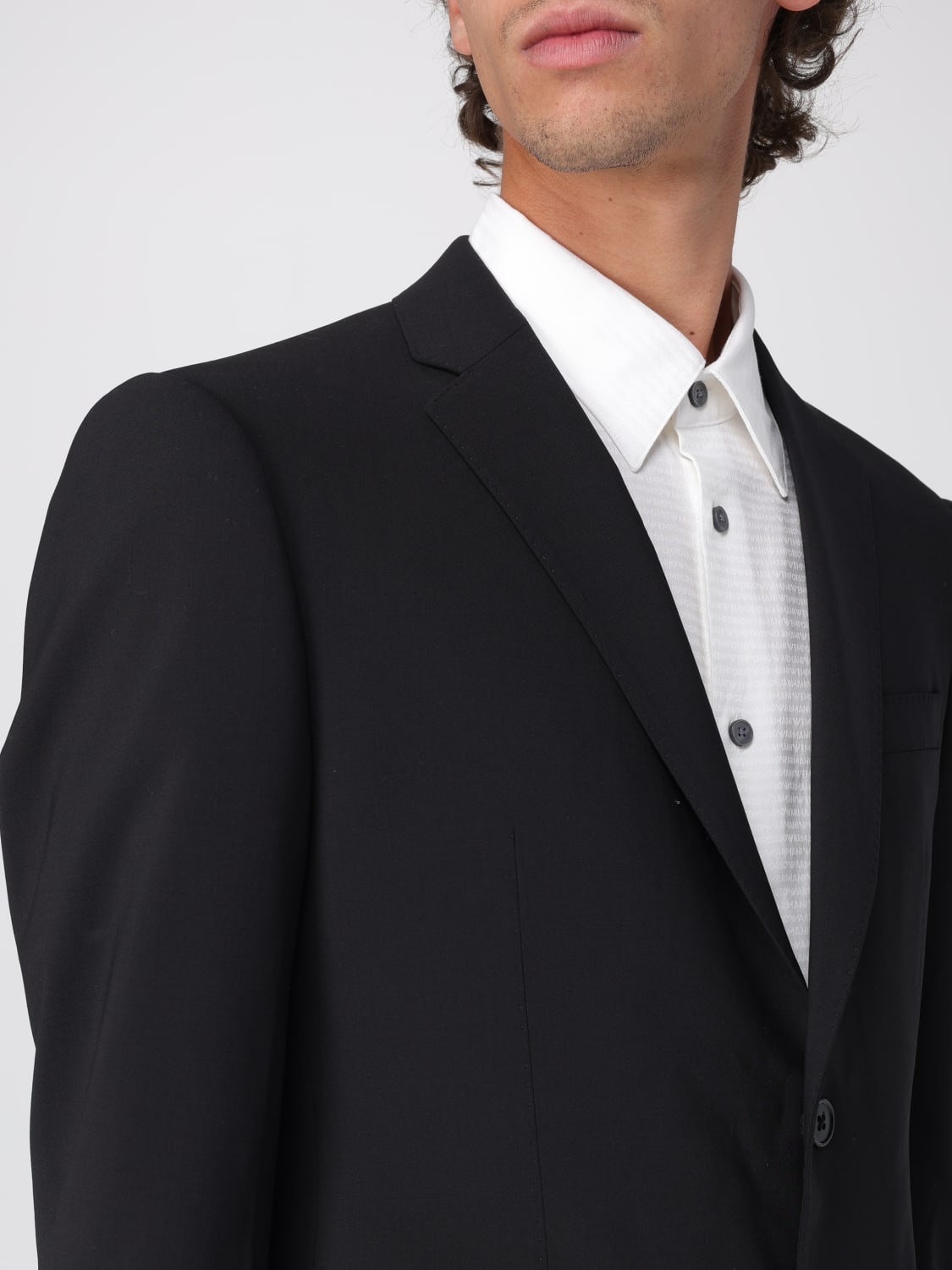 EMPORIO ARMANI ANZUG: Anzug herren Emporio Armani, Schwarz - Img 5