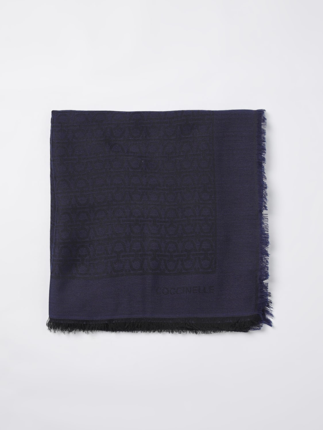 スカーフ COCCINELLE Woman Scarf Blue E7SLY330101 B29 COCCINELLE: Scarf woman - Blue | Coccinelle scarf