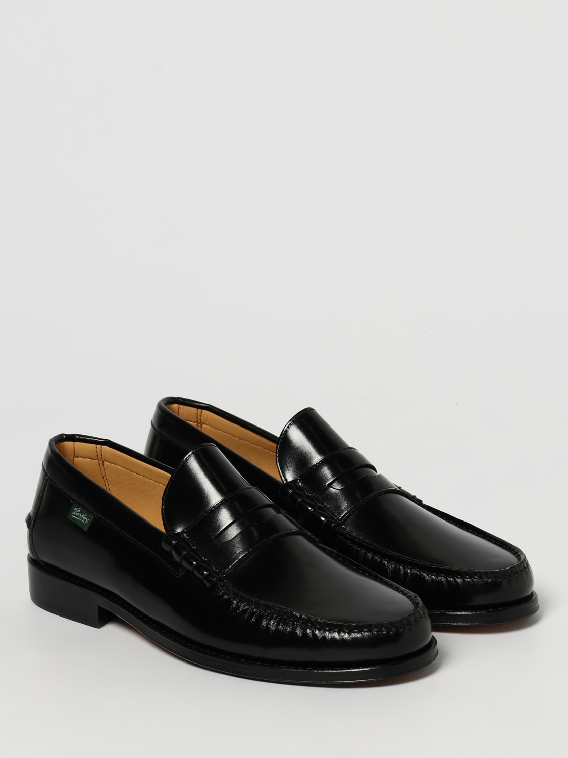 PARABOOT MOCASSINI: Mocassino Paraboot in pelle spazzolata , Nero - Img 2