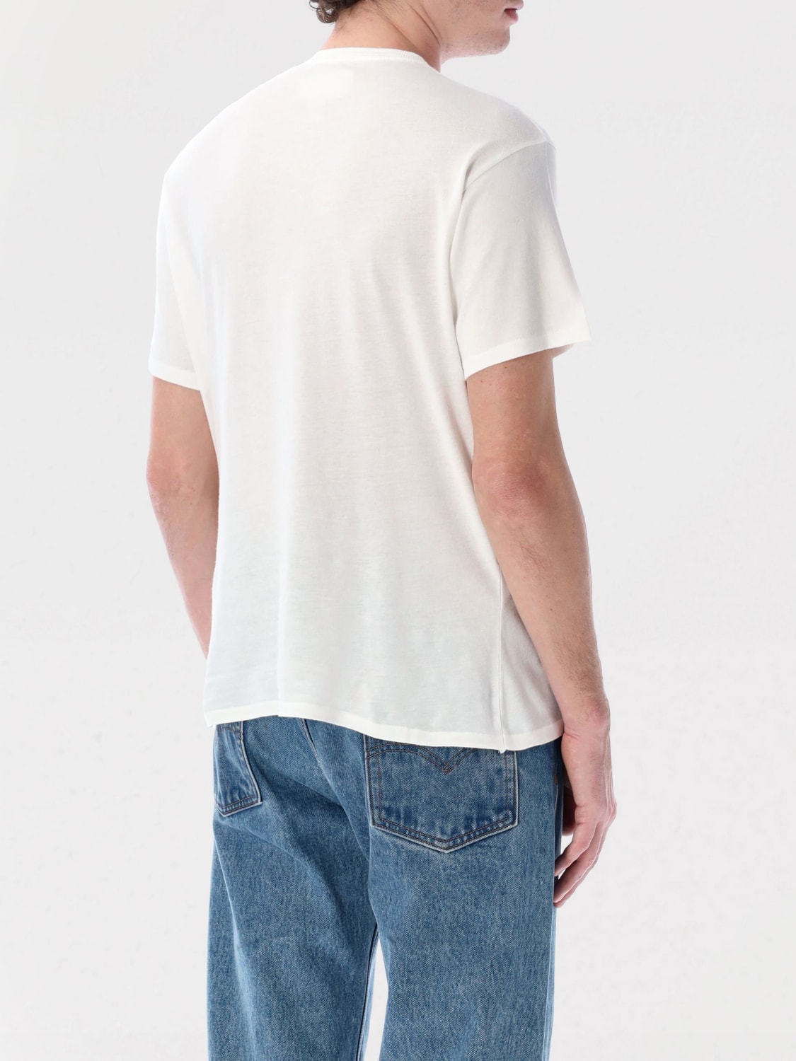 Tシャツ・カットソー ERL Men T-shirt White ERL10T001 2 ERL10T001_sivasdescalzo-ERL-