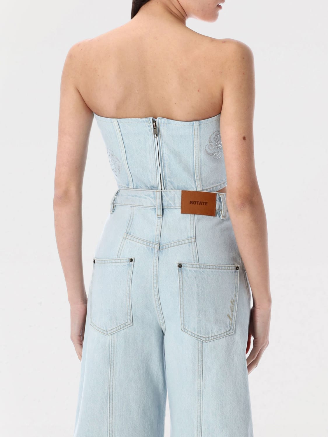 ROTATE TOP: Top woman Rotate, Blue - Img 2