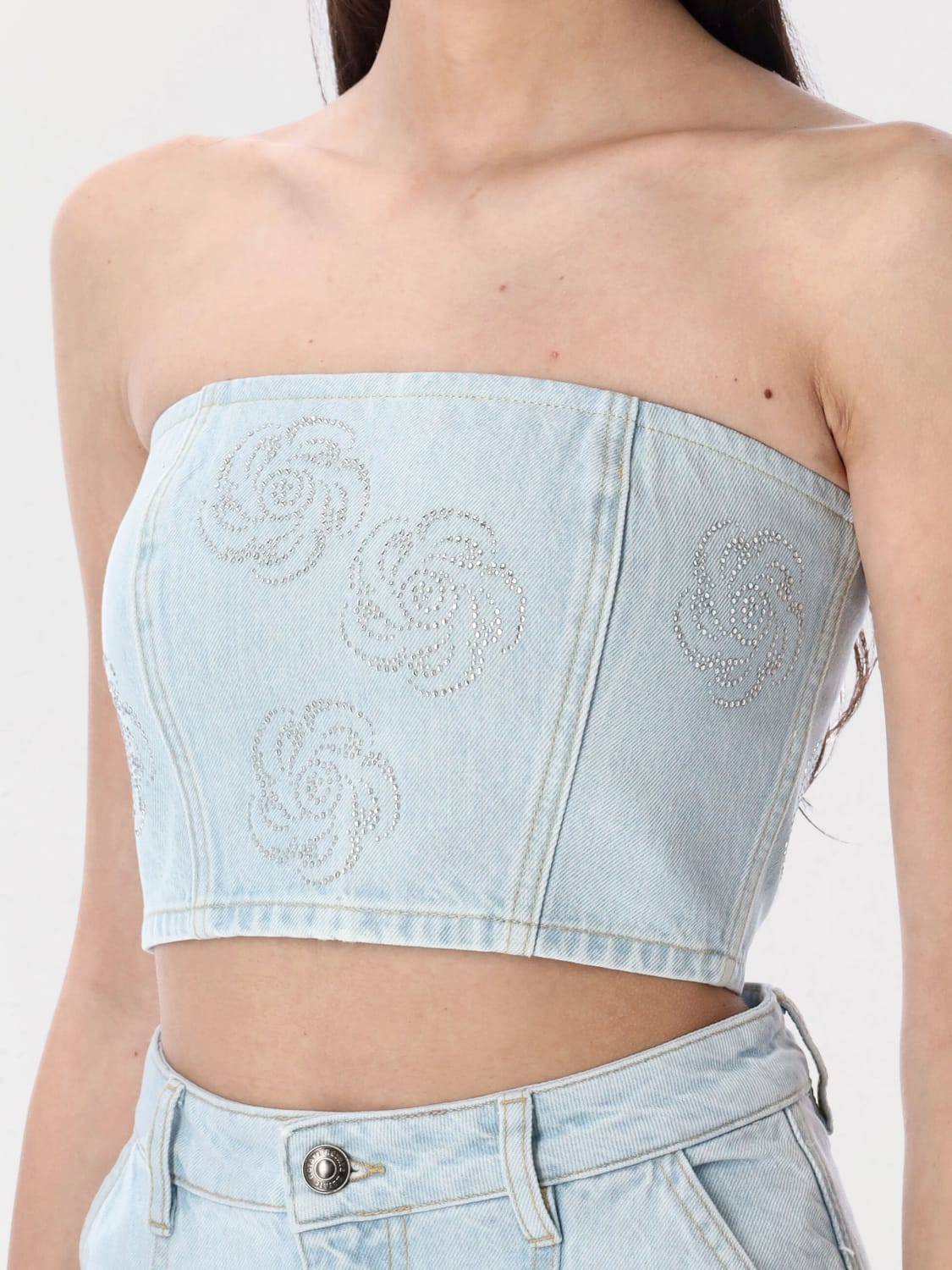 ROTATE TOP: Top woman Rotate, Blue - Img 3