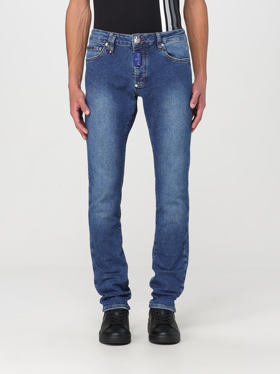 PHILIPP PLEIN JEANS: Jeans men Philipp Plein, Blue - Img 1