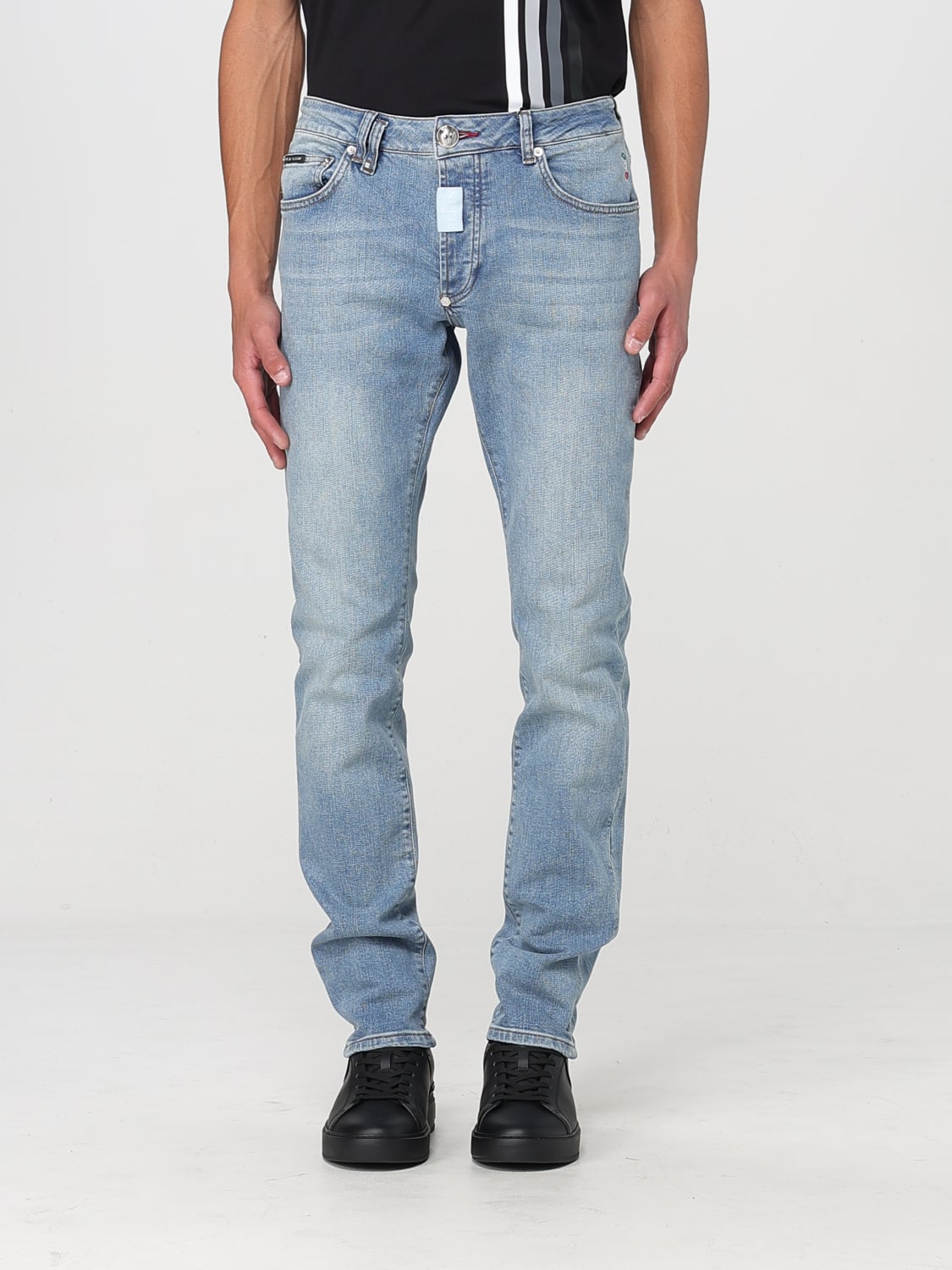 PHILIPP PLEIN JEANS: Jeans herren Philipp Plein, Denim - Img 1