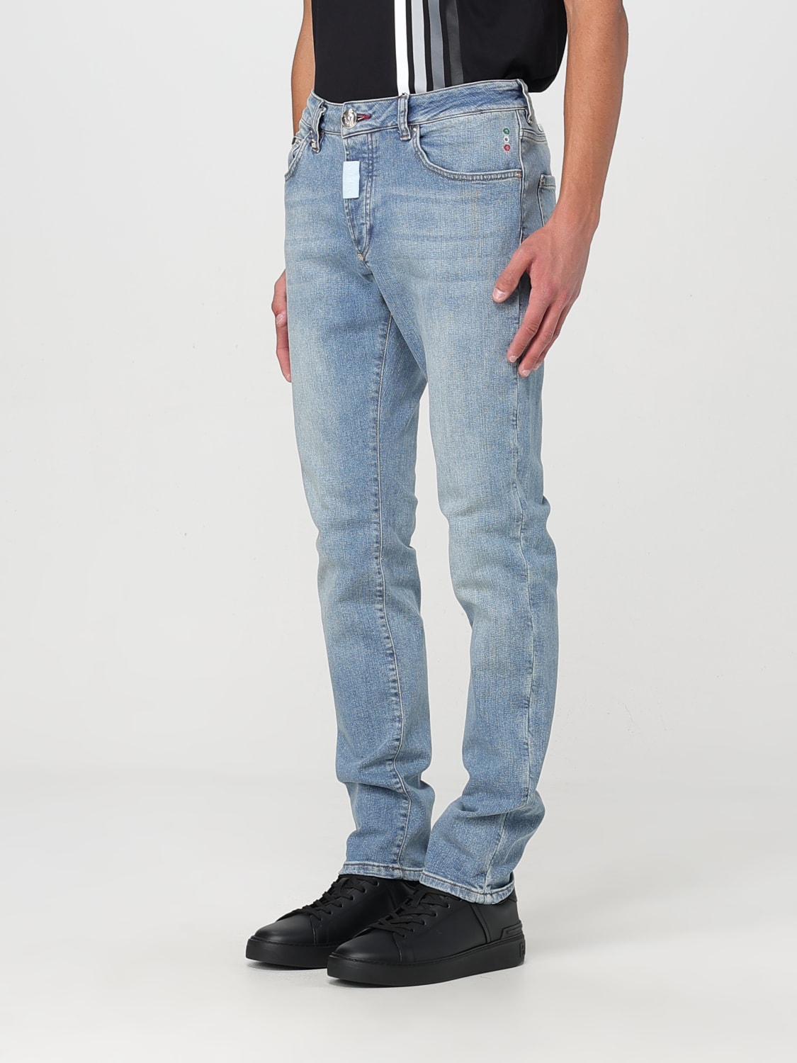 PHILIPP PLEIN JEANS: Jeans herren Philipp Plein, Denim - Img 4
