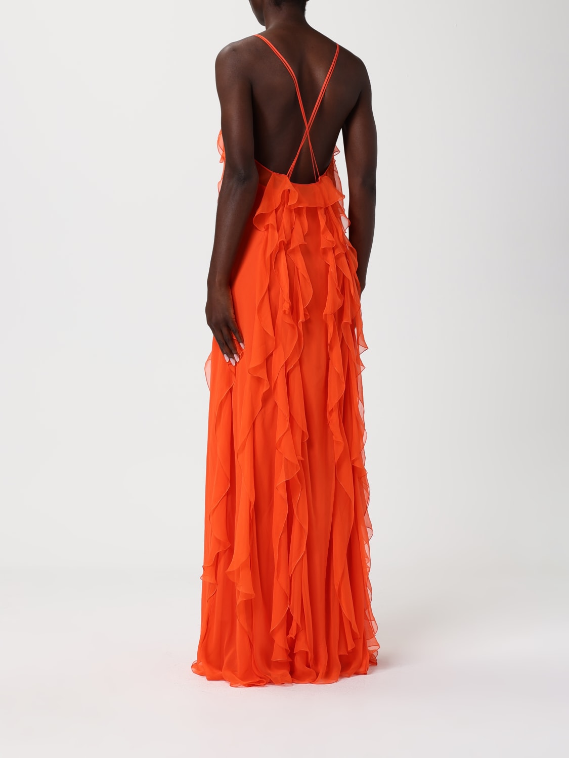 ALBERTA FERRETTI KLEID: Kleider damen Alberta Ferretti, Orange - Img 2