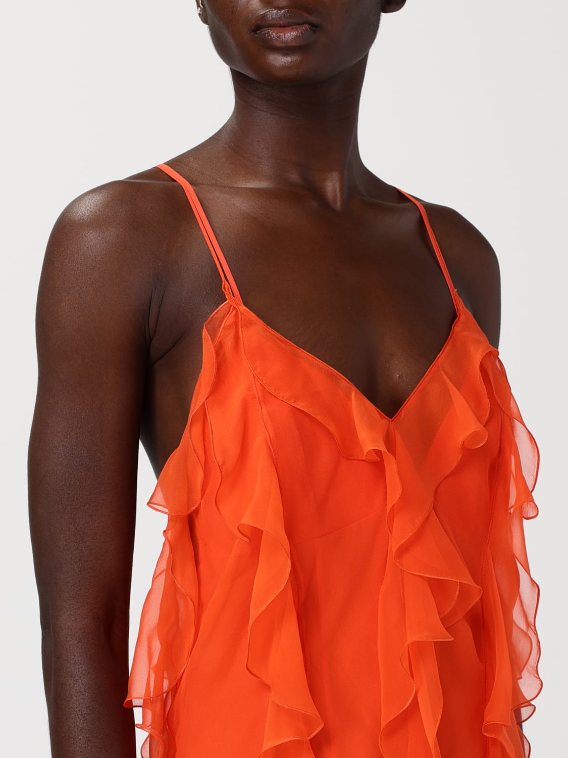 ALBERTA FERRETTI KLEID: Kleider damen Alberta Ferretti, Orange - Img 4