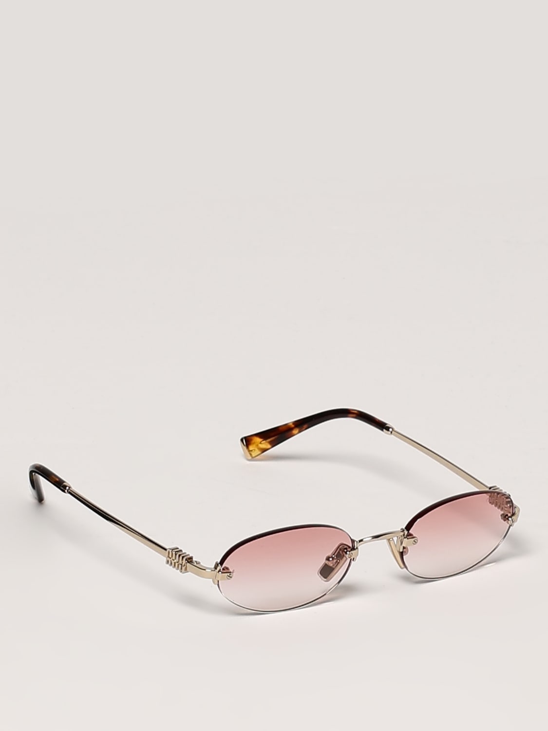 MIU MIU SUNGLASSES: Sunglasses woman Miu Miu, Pink - Img 1