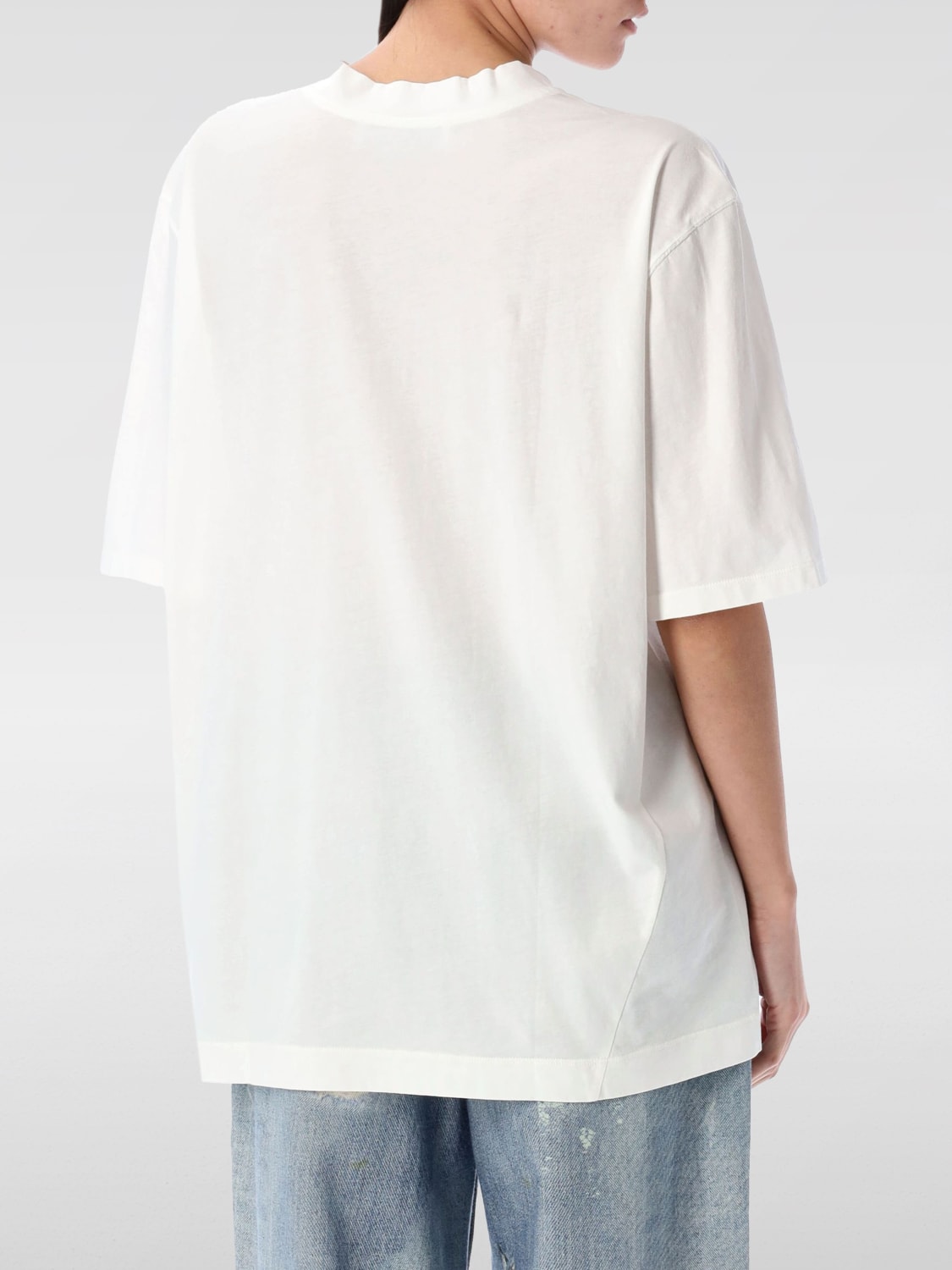 Tシャツ・カットソー OUR LEGACY Woman T-Shirt White W2256BW WHITE Our Legacy - Coco Shirt Off White Air Cotton