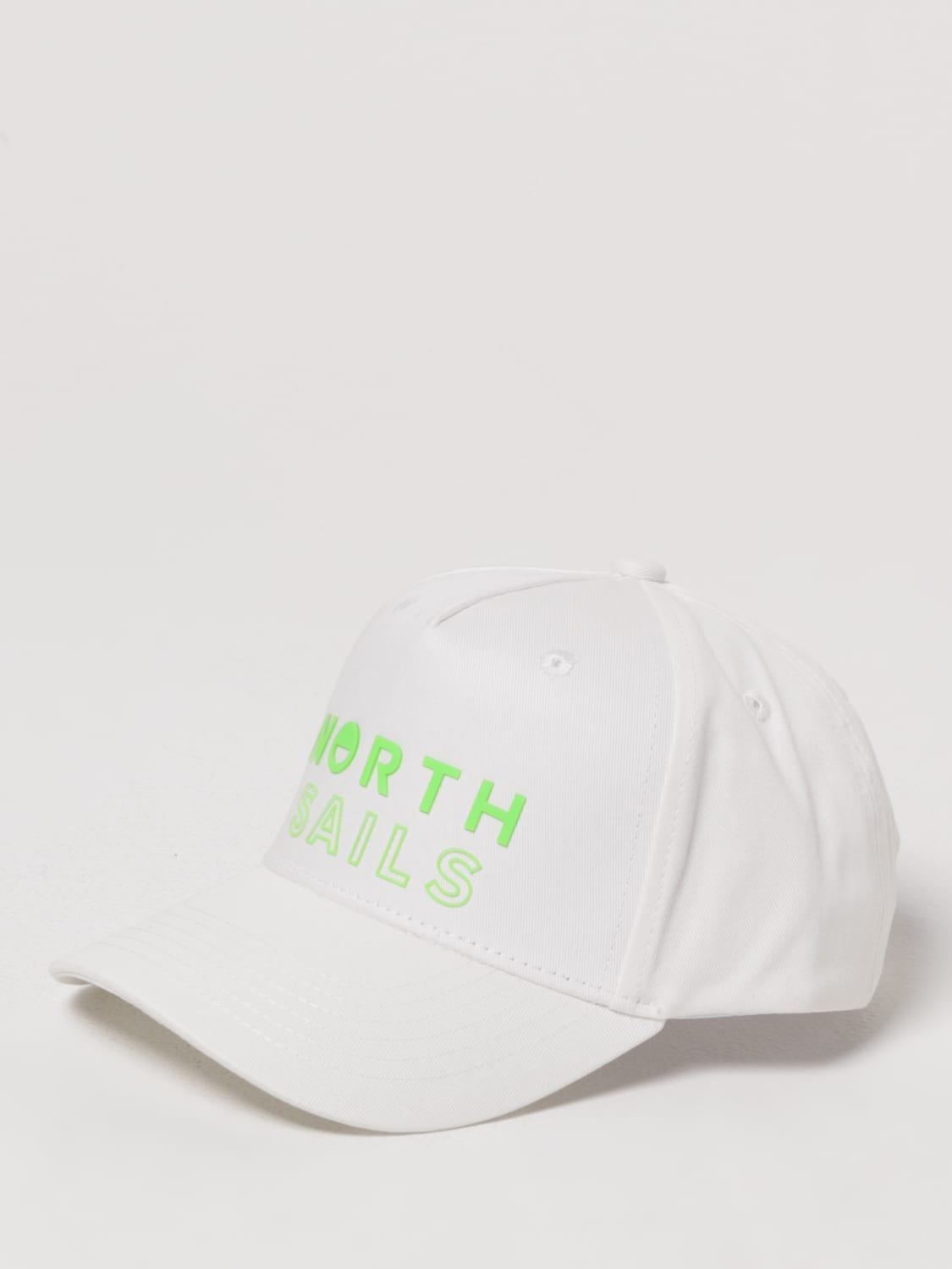 NORTH SAILS CAPPELLO BIMBA: Cappello North Sails in cotone con stampa logo , Bianco - Img 1